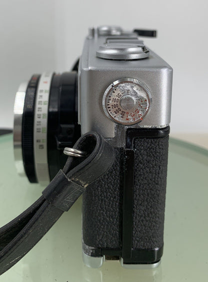 Olympus 35 SP FILM CAMERA EXCELLENT CONDITION BLACK G.ZUIKO 42MM LENS TESTED-2163