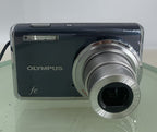 Olympus FE-5020 BLACK Digital Camera NO CARD WITH CHARGER + COVER TESTED - 2341