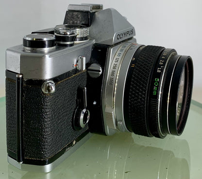 Olympus OM-1 MD 35mm SLR Film Camera &  Olympus ZUIKO  50mm f1.8 Lens- TESTED3562