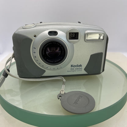 Kodak DC3400 Vintage Digital Camera 2.0 Megapixel Tested Works Made In Japan#9561