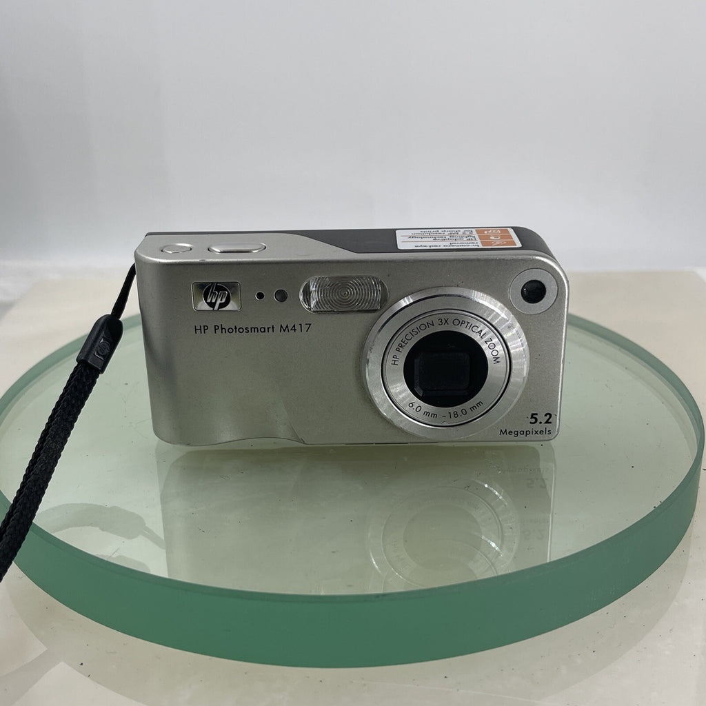 HP Digital Camera Photosmart M417 5.2MP Silver Tested #7041