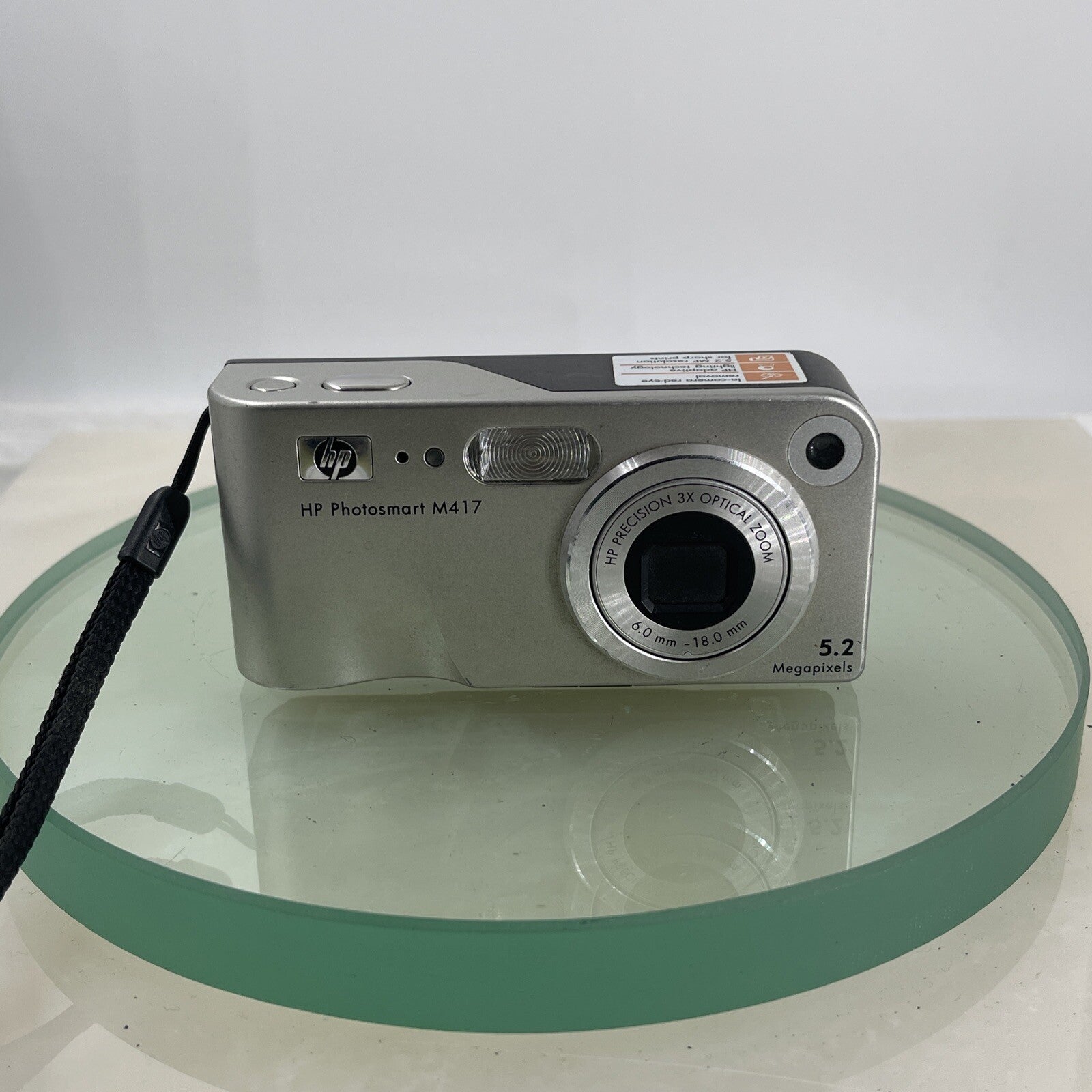 HP Digital Camera Photosmart M417 5.2MP Silver Tested #7041