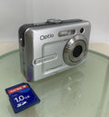 Pentax Optio E20 6mp Digital Film Camera With Case & 1.0GB SD Card Tested - 5920