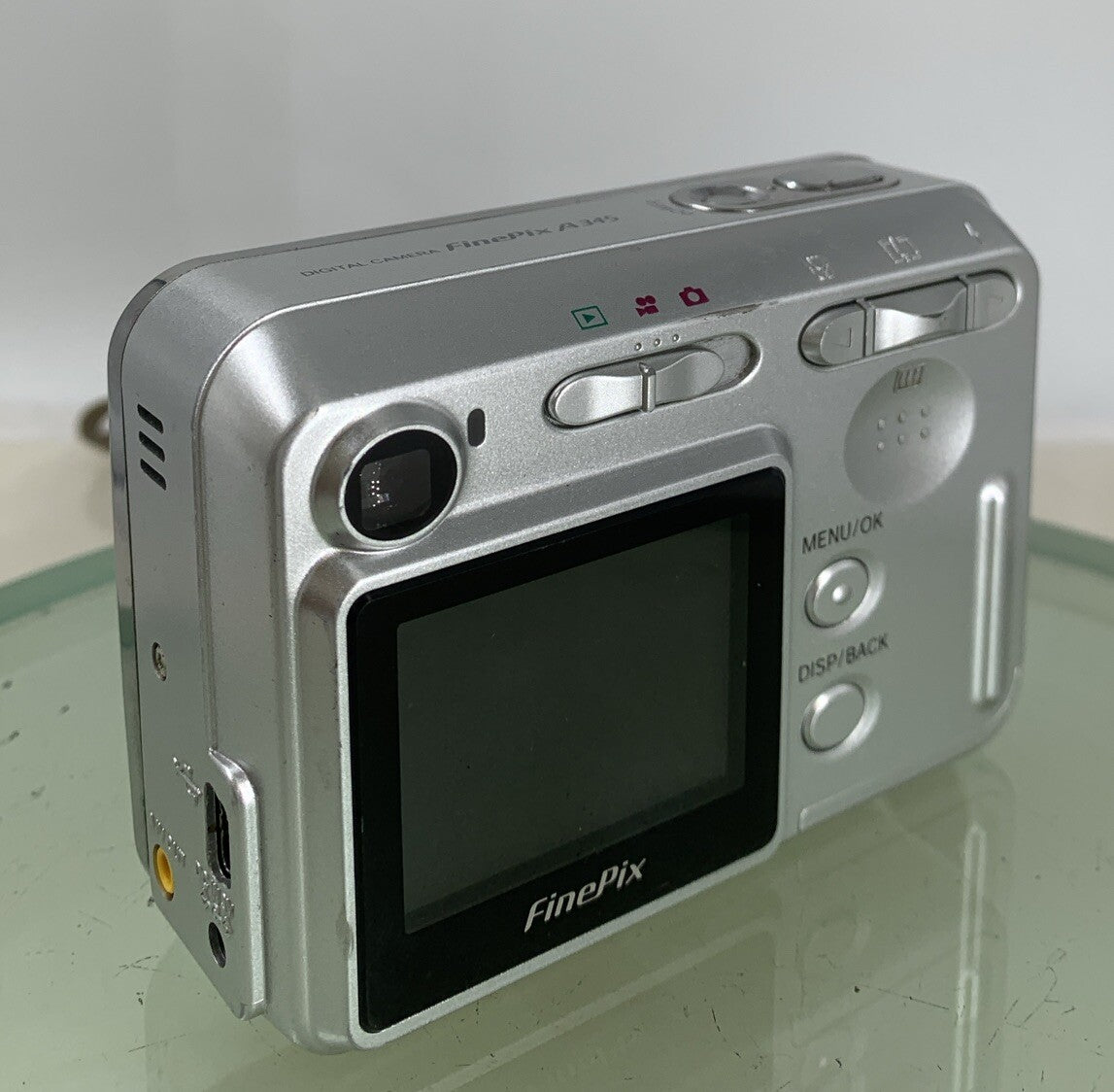 Fujifilm Digital Camera FinePix A345 4.1MP SILVER NO CHARGER TESTED - 7424