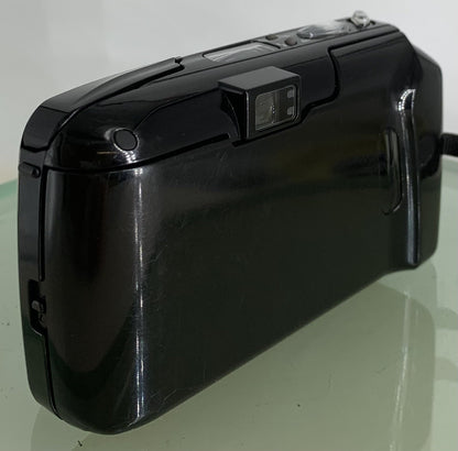 Olympus mju ii Zoom 80 35mm Ultra Compact Camera Black All Weather  Working +TIN5
