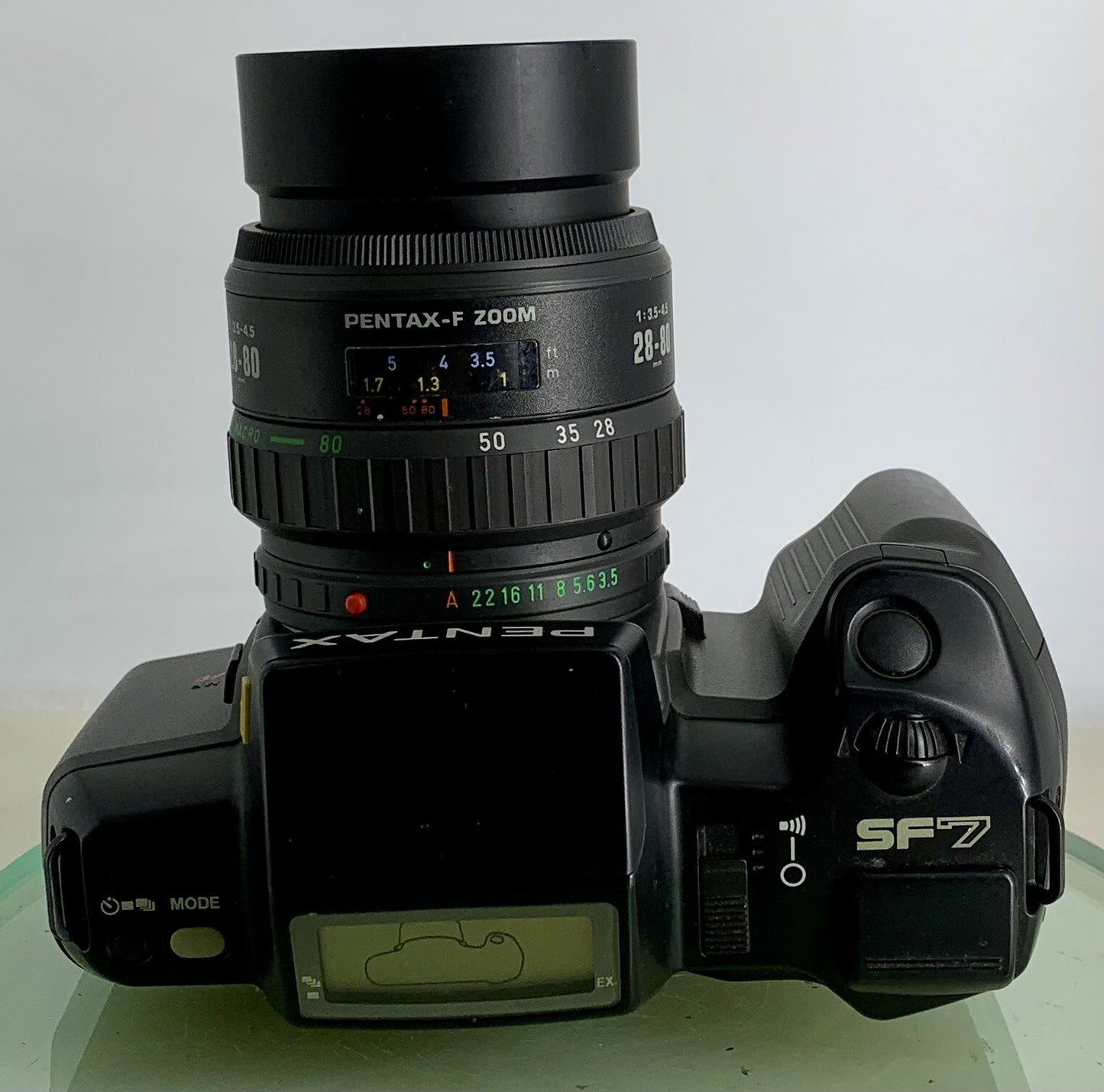 PENTAX SF-7 CAMERA + PENTAX-F ZOOM 28-80MM F3.5-4.5 LENS + TESTED-3458