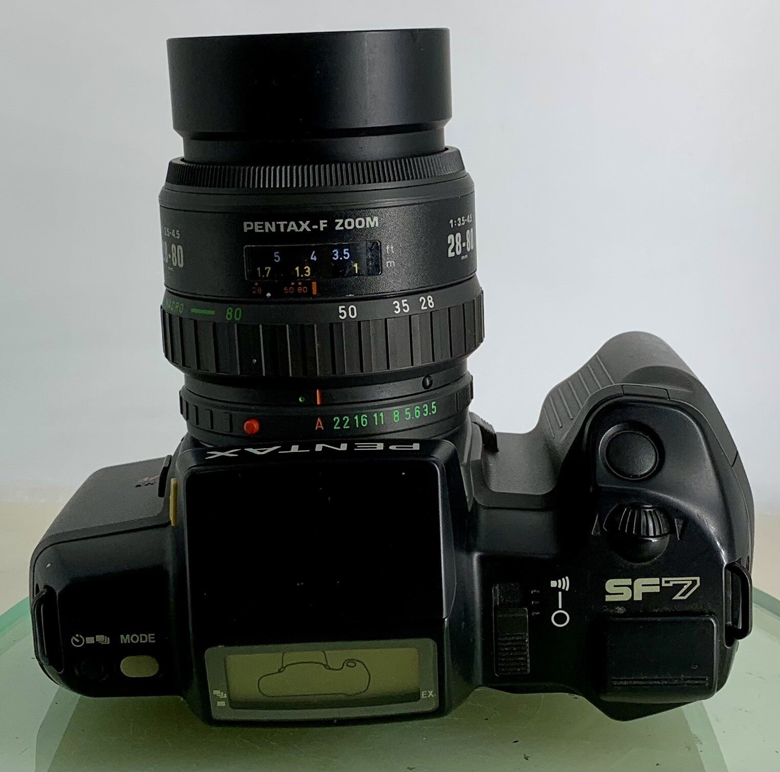 PENTAX SF-7 CAMERA + PENTAX-F ZOOM 28-80MM F3.5-4.5 LENS + TESTED-3458