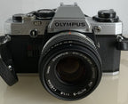 Olympus OM10 35mm Film SLR Manual Camera + Olympus 50mm f/1:1.8 MC + Case #1361