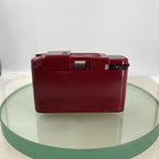 Rare Red Olympus XA 2 COMPACT FILM CAMERA w/ D. Zuiko 35mm F/3.5 Lens TESTED 9204