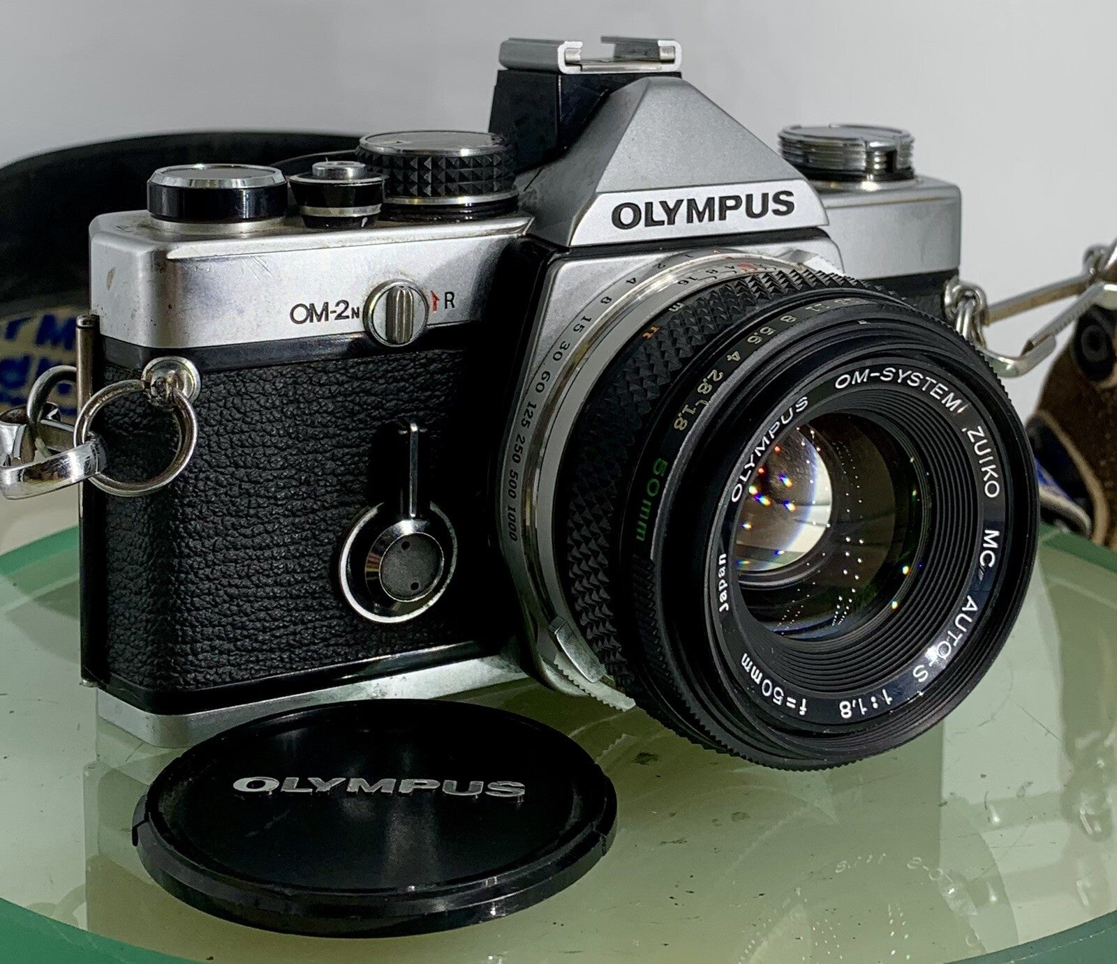 Olympus OM-2N MD 35mm Film SLR Manual Camera Olympus AUTO S50mm F/1.8 Zuiko Lens0