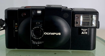 OLYMPUS XA2 Electronic Flash A11 D.ZUIKO 35mm f3.5 Point & Shoot+ Case   #3331