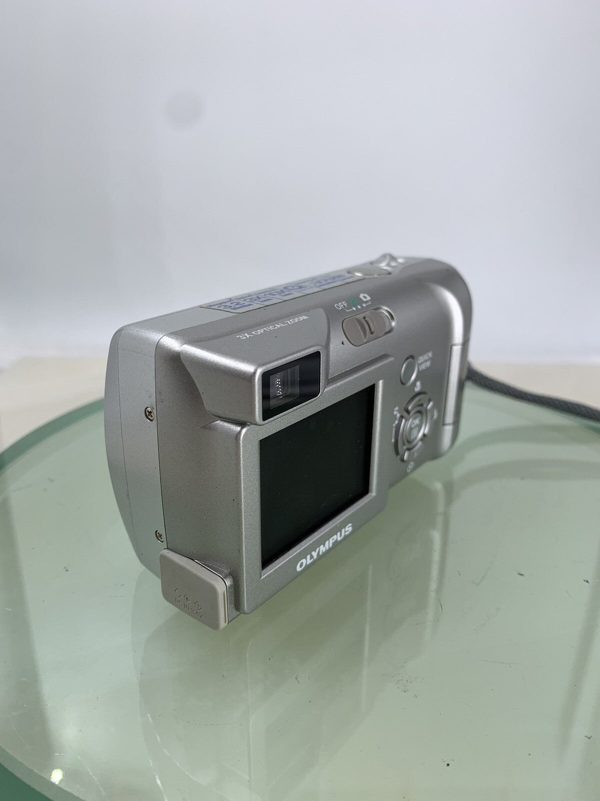 Vintage Olympus CAMEDIA C-310 Zoom SILVER CAMERA WITH COVER TESTED - 4695