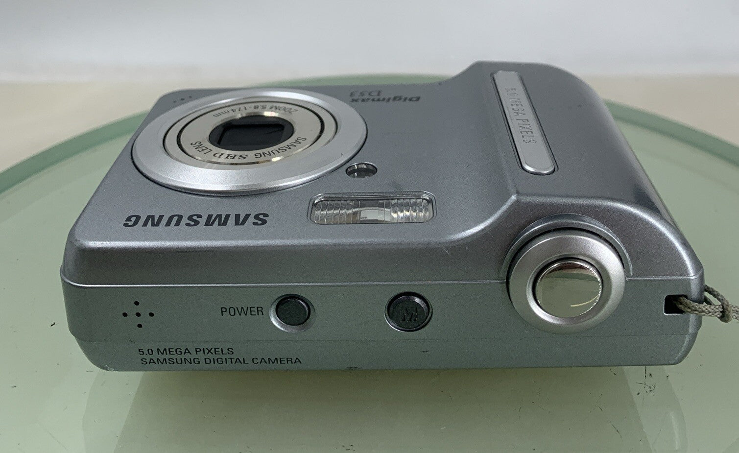 Samsung Digital Camera Digimax D53 5.0MP SILVER NO CARD NO CHARGER TESTED - 5787