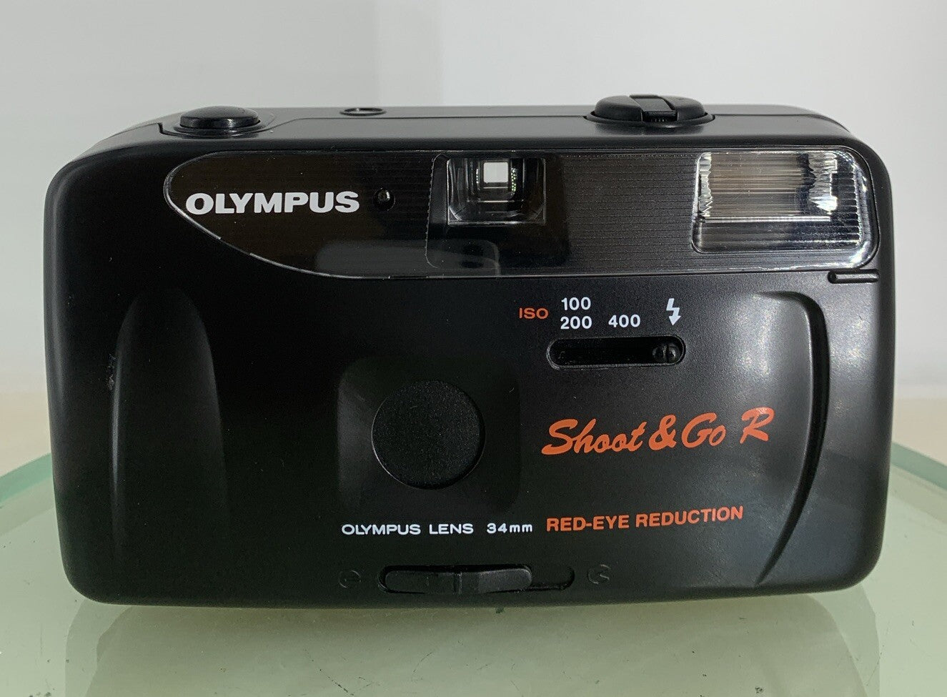 Olympus Shoot and Go R 35mm Film Point and Shoot Camera BLACK TESTED - 7291