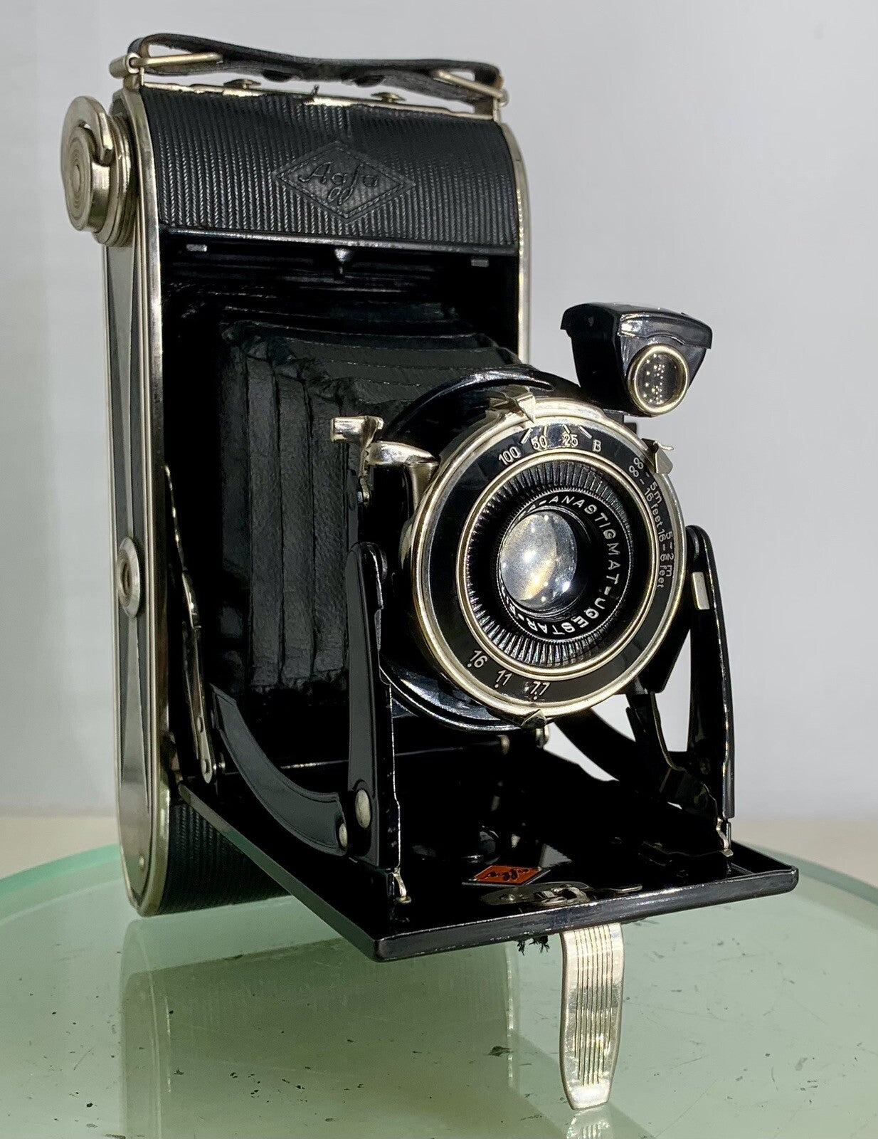 Agfa Billy Record Folding Camera Camera Lens Agfa jegestar Anastigmat f 7,7 #371