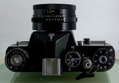Vintage USSR "ZENIT-EM" SLR Camera + Jena DDR T 2.8/50 Lens + Tested - 3317