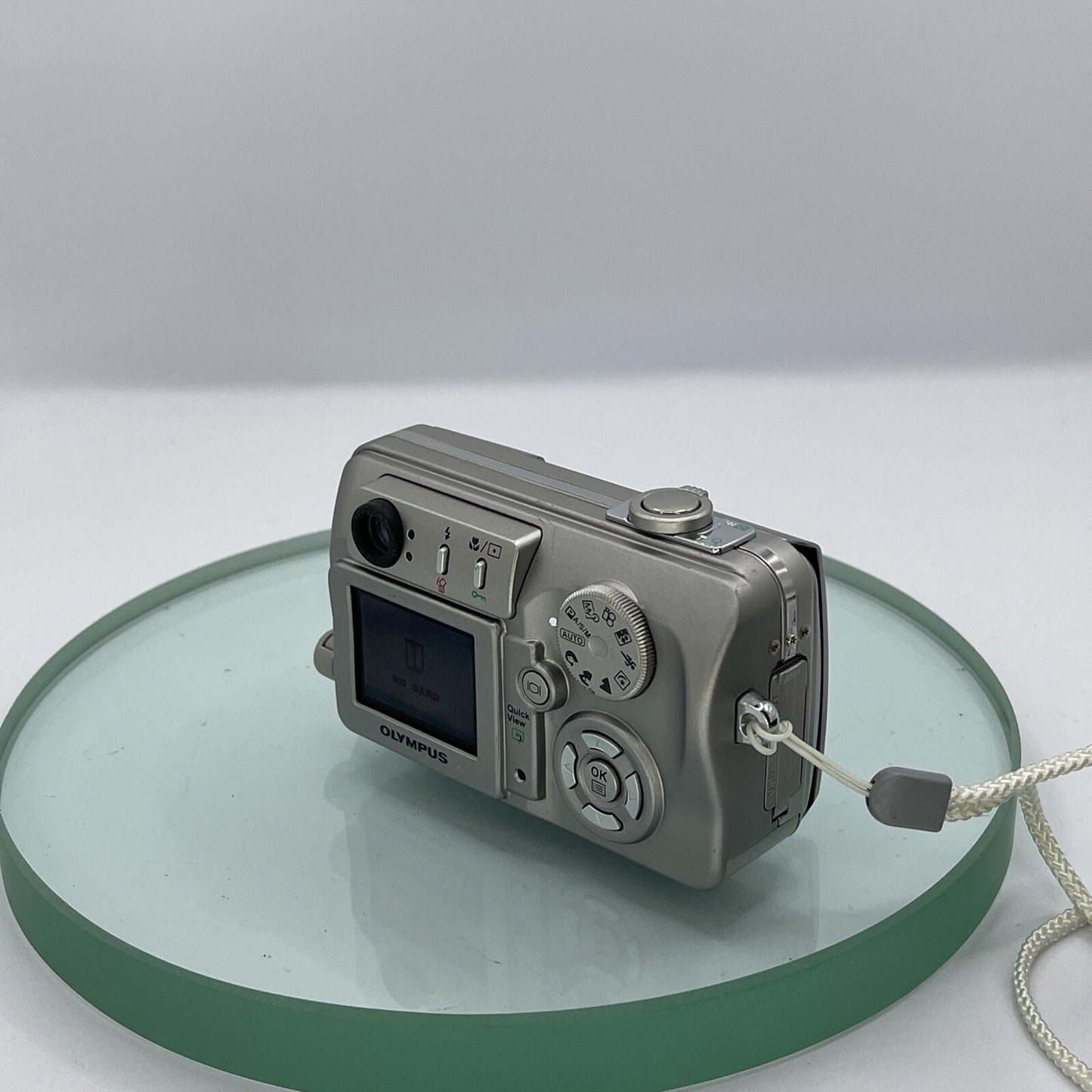 Olympus Camedia C-50 Zoom 5.0MP Compact Digital Camera Silver Tested #8385
