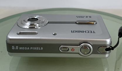Technika JA550KS 5.0MP Compact Digital Camera SILVER + WIRE TESTED - 9746