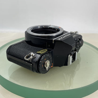 Pentax MV SLR FILM CAMERA + SMC Pentax-A 50mm F/1.7 Lens+CASE  WORKING TESTED60810