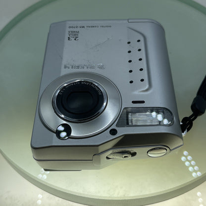 Fujifilm MX-2700 Zoom 2.3MP Compact Digital Camera Silver Tested NO BATTERY #1188