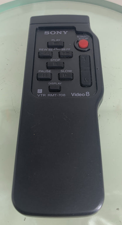 Sony Video 8 VTR Remote Control RMT-708 Tested GOOD CONDITION - 390