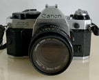 Canon AE-1 Program 35mm SLR Film Manual Camera + Canon 50mm F/1.8 FD Lens # 3041