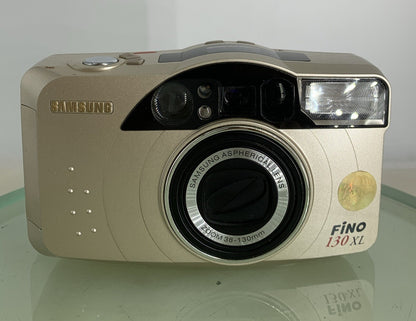 Samsung Fino I30 XL 35mm Film Point And Shoot Camera SILVER TESTED - 7391