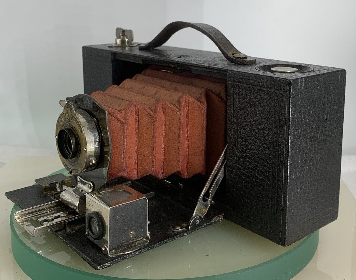 Vintage Kodak Eastman Folding Pocket Brownie Camera No 2 A RARE - CLEAN, SHUTTER2