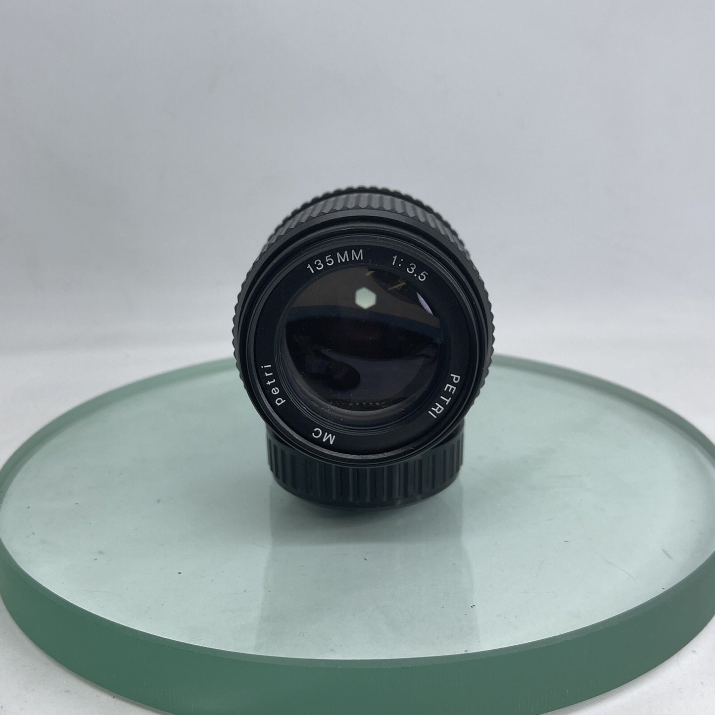 Pentax K mount fit Petri 135mm 1:3.5 prime lens, fits PK camera mount + Case 2241