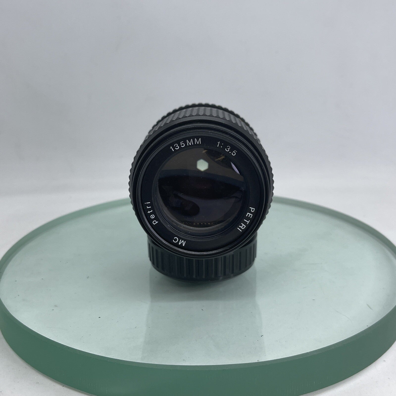 Pentax K mount fit Petri 135mm 1:3.5 prime lens, fits PK camera mount + Case 2241