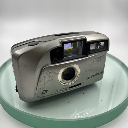Vintage Olympus NEWPIC XB AF Film Camera with strap & case-Silver # TESTED # 9620