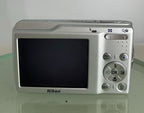 Nikon CoolPix S210 8.0MP Digital Camera SILVER+CHARGER+COVER+WIRE TESTED - 9955
