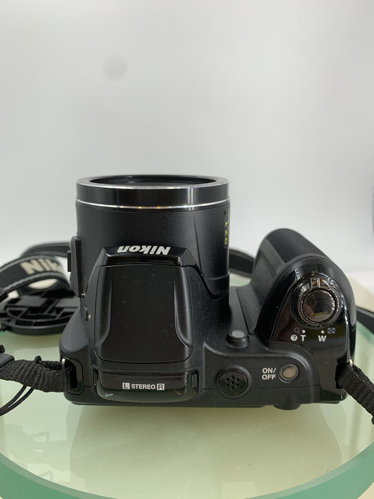 Nikon COOLPIX L810 16.1MP 26X COMPACT Digital Camera BLACK + WIRE TESTED - 9046