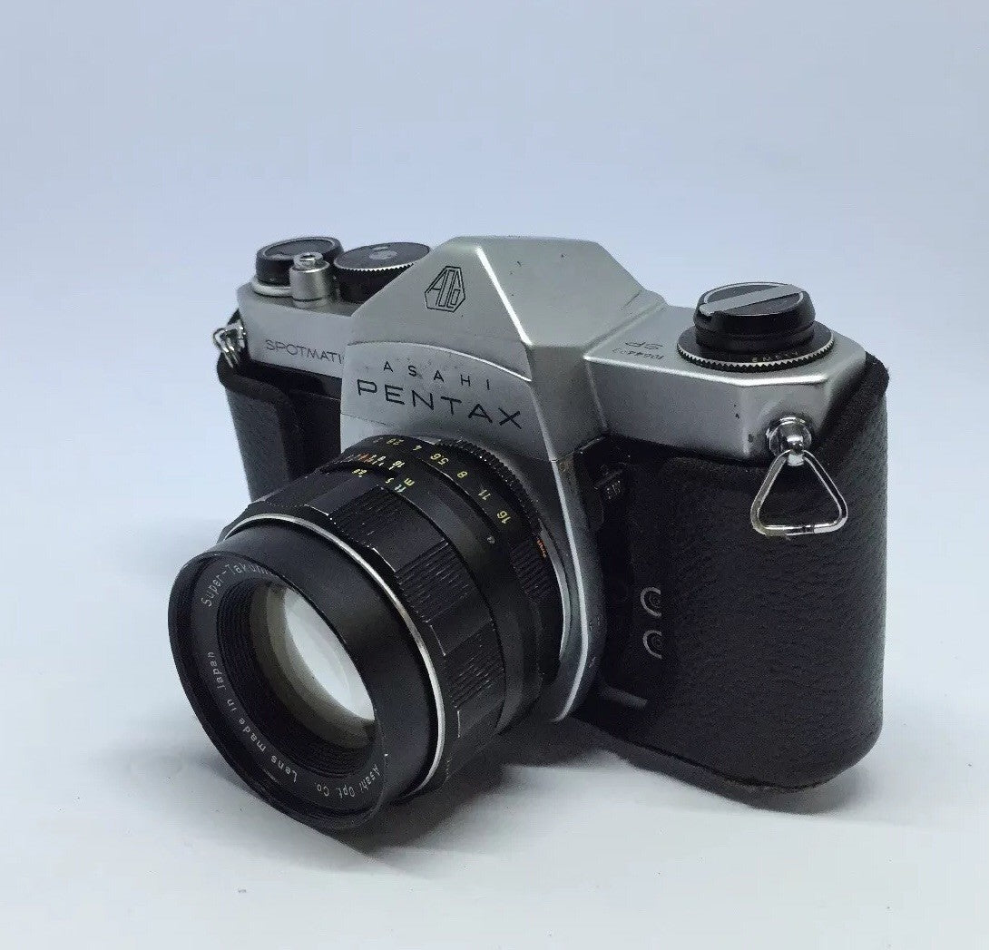 Asahi PENTAX SPOTMATIC SP 35mm SLR Film Camera + Super-Takumar 55mm/1:2 *TESTED*2