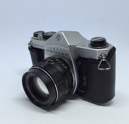 Asahi PENTAX SPOTMATIC SP 35mm SLR Film Camera + Super-Takumar 55mm/1:2 *TESTED*2