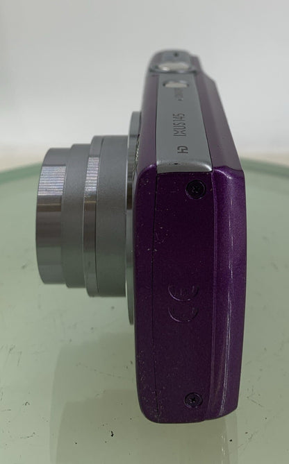 Canon IXUS 145 Digital Camera PURPLE + CHARGER + WIRE + 2GB CARD TESTED - 6583