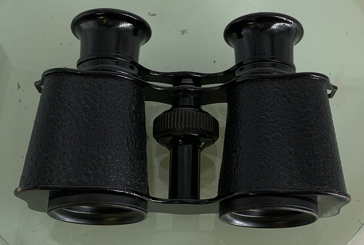 Old Vintage Dumont Binocular+All Black With Leather Case+Good Condition - 3567