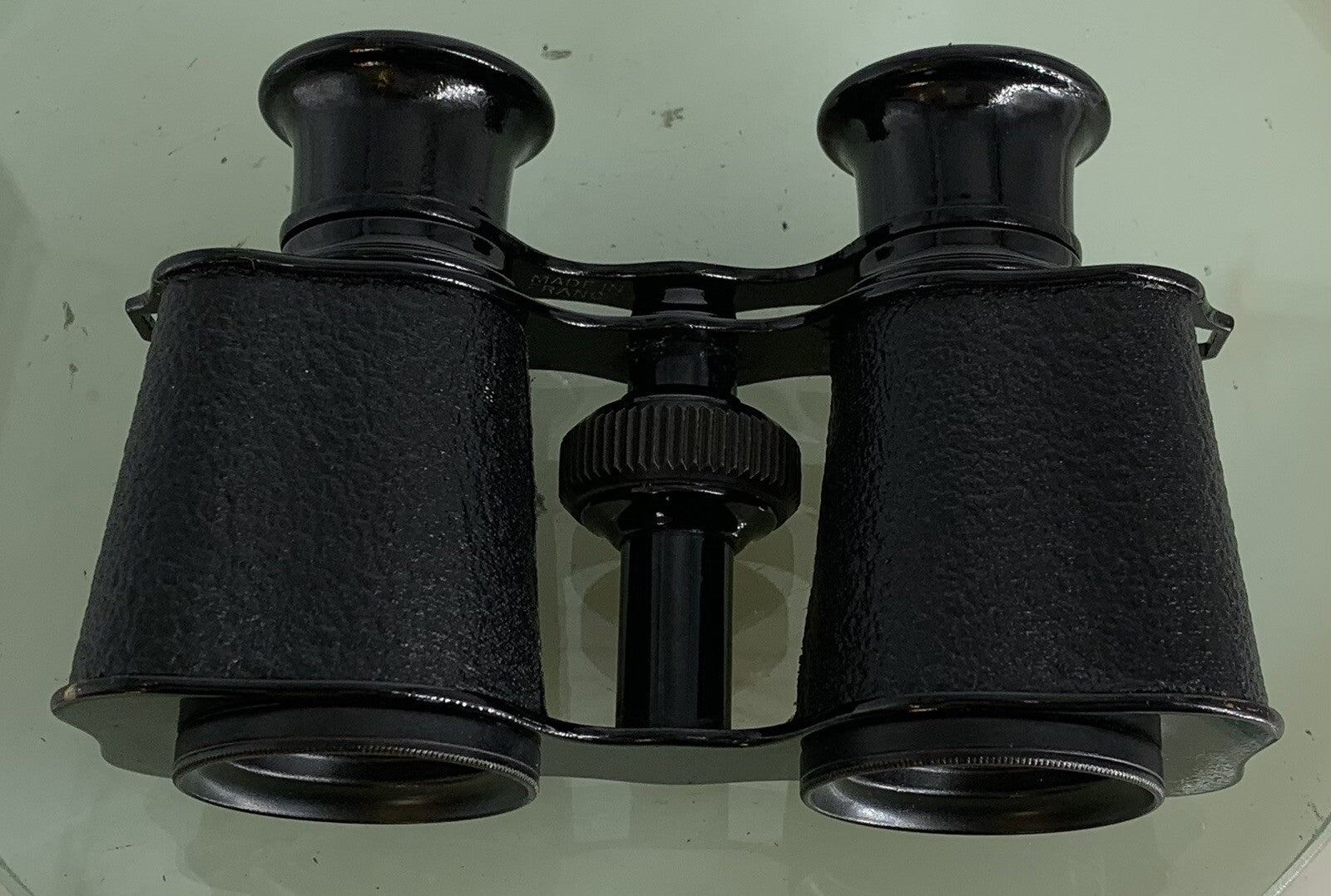 Old Vintage Dumont Binocular+All Black With Leather Case+Good Condition - 3567
