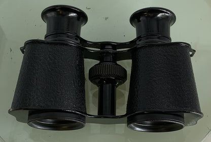 Old Vintage Dumont Binocular+All Black With Leather Case+Good Condition - 3567