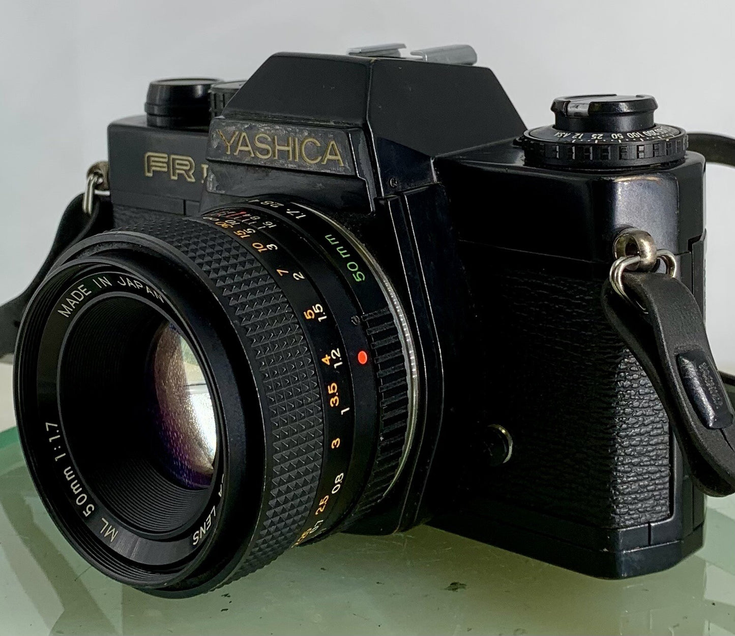 Yashica FR-I Tested Works Self Timer Non Responsive+ML 50mm 1:1.7 Lens+Manual3486