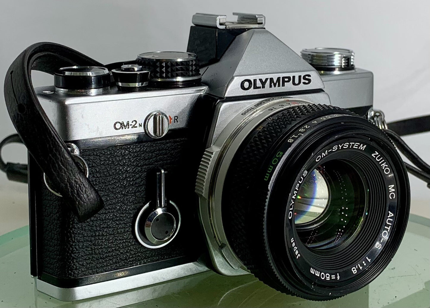 Olympus OM-2N MD 35mm Film SLR Manual Camera Olympus AUTO S50mm F/1.8 Zuiko Lens0