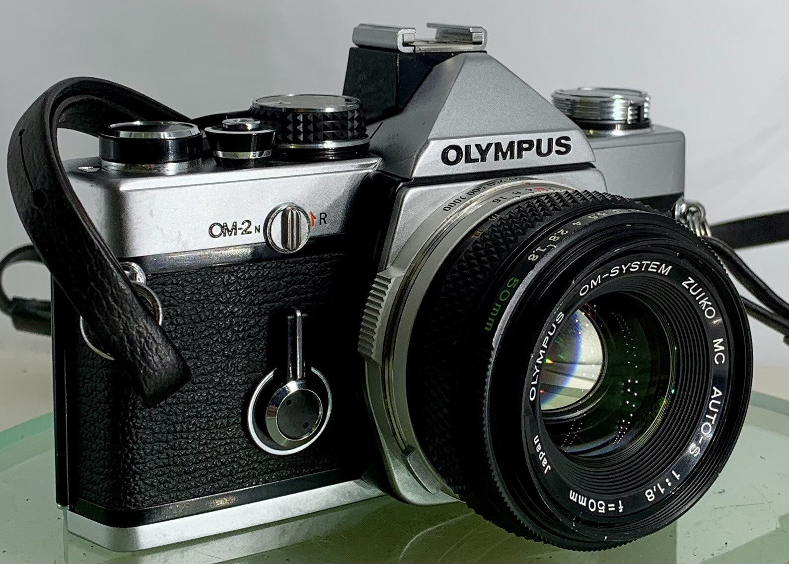 Olympus OM-2N MD 35mm Film SLR Manual Camera Olympus AUTO S50mm F/1.8 Zuiko Lens0