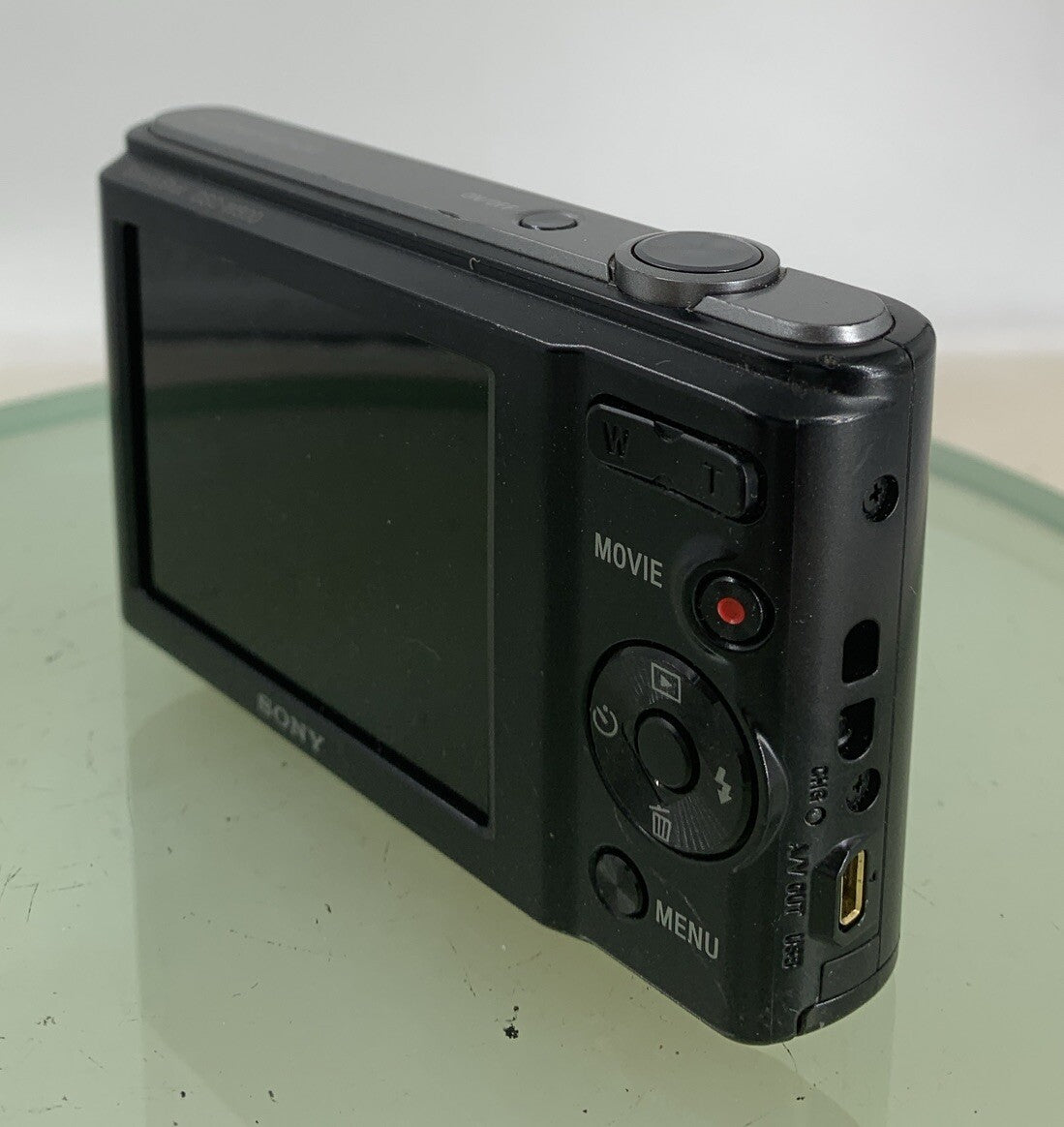 Sony CyberShot DSC-W800 COMPACT DIGITAL CAMERA 20.1MP WITH WIRE TESTED - 3576
