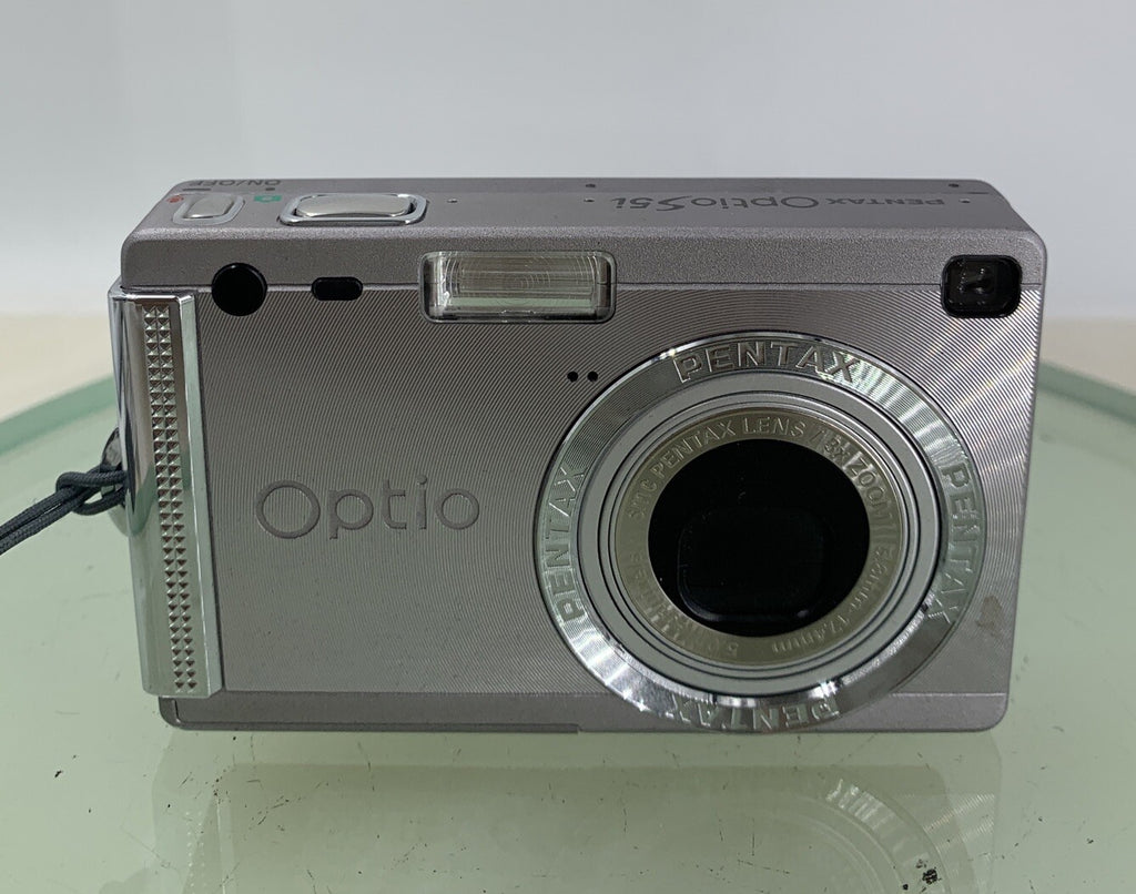 Pentax Optio S5i 5.0MP Compact Digital Camera WITH CHARGER AND COVER TESTED- 2891