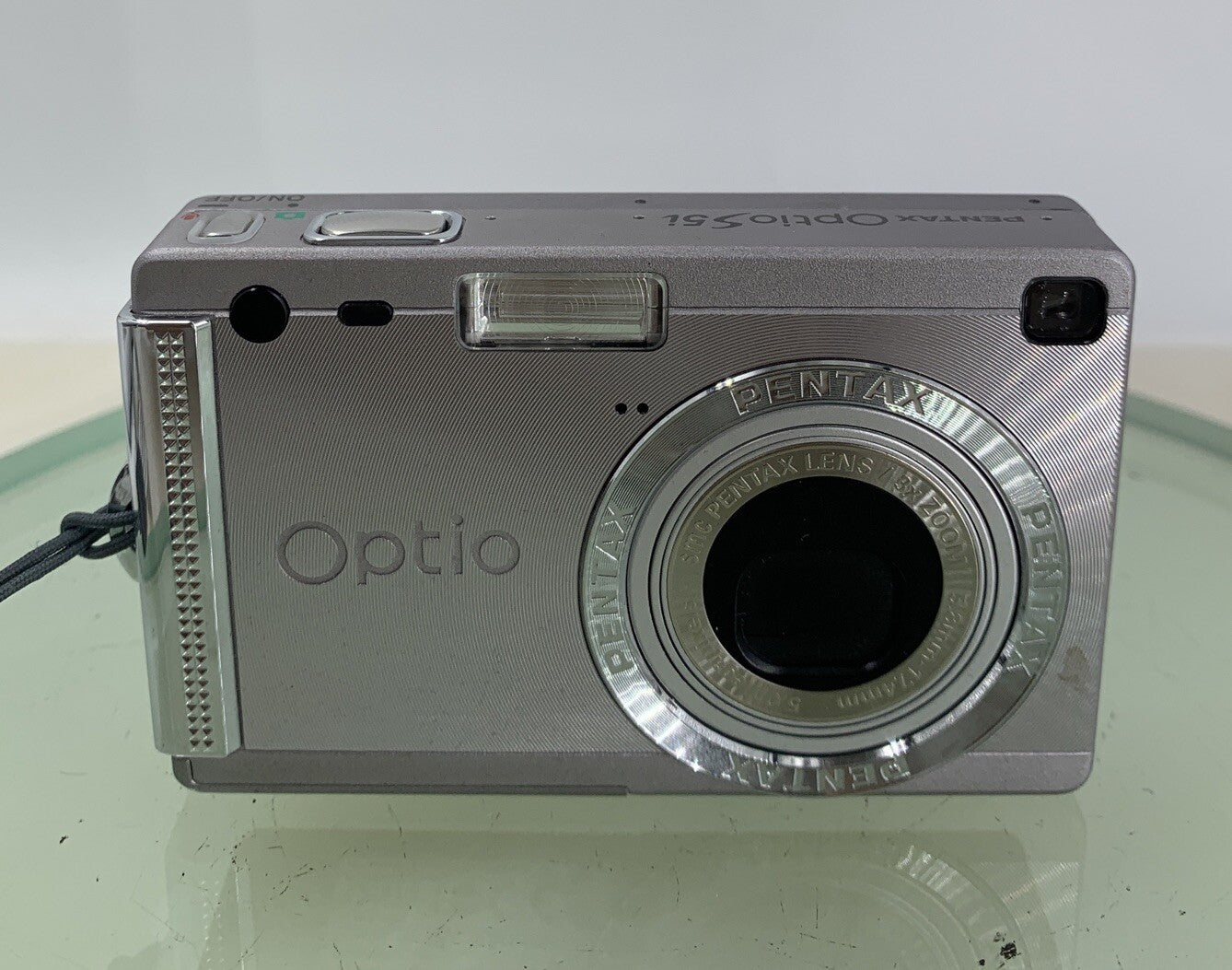 Pentax Optio S5i 5.0MP Compact Digital Camera WITH CHARGER AND COVER TESTED- 2891