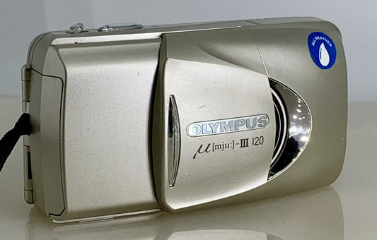 Olympus µ [Mju:] - III Zoom 120 Compact 35mm Film Point & Shoot Camera Silver900