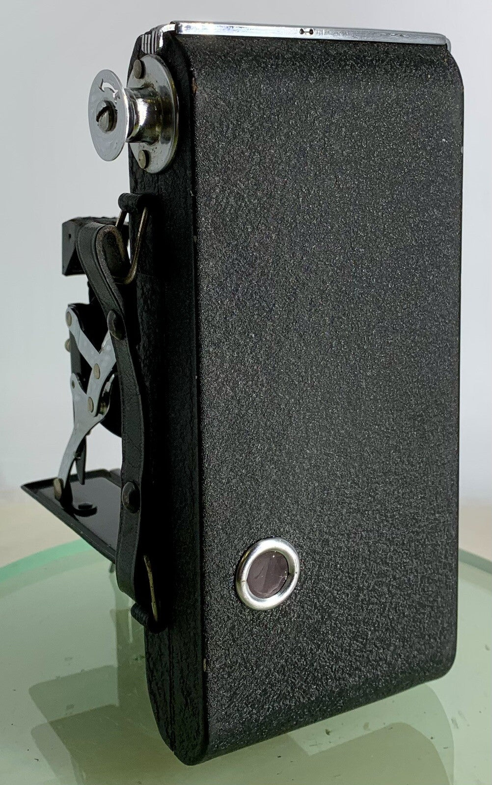 VINTAGE KERSHAW EIGHT-20 PENGUIN BLACK MADE IN ENGLAND FOLDING CAMERA TESTED-3264
