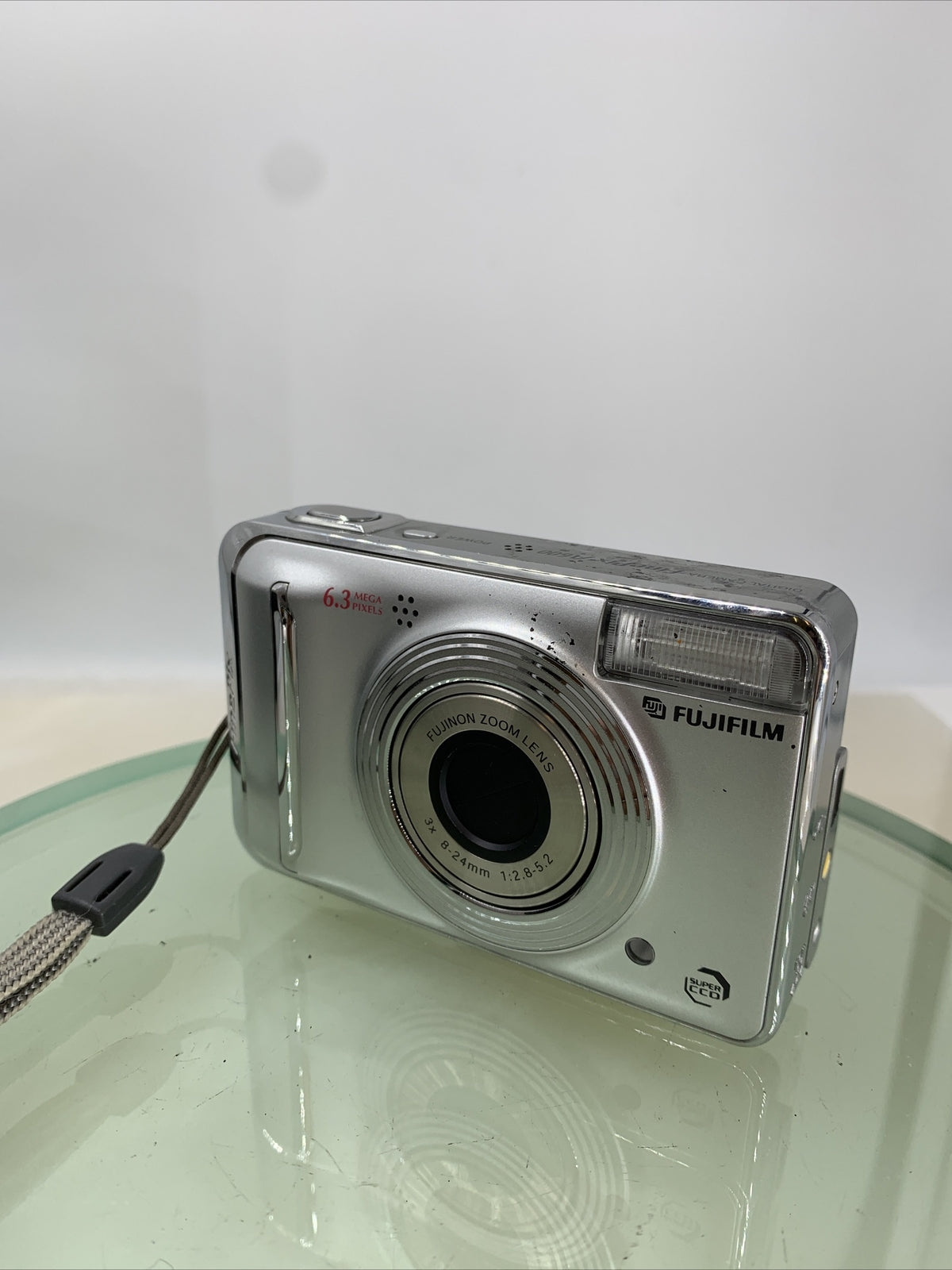 Fujifilm Digital Camera FinePix A600 6.3MP Silver NO SD CARD Tested- 8431