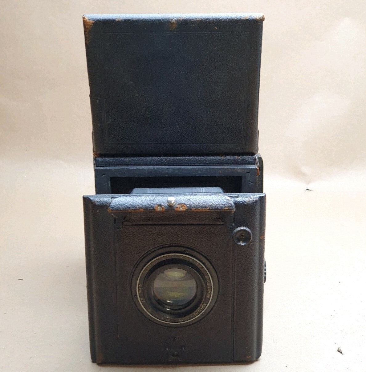 W. Butcher & Sons Popular Pressman Reflex folding camera+Aldis-Butcher 6In 19254