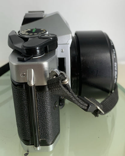 Canon AE-1 Program 35mm SLR Film Manual Camera + Canon 50mm F/1.8 FD Lens +# 1337